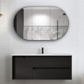 Byron Black Oak Ceramic Top Single Basin Vanity Vanity Otti Australia 1200mm  
