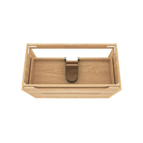 BYRON Fluted Wall Hung Vanity Woodland Oak (All Sizes)