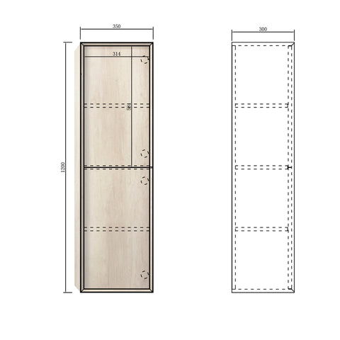 Byron Tallboy 1200x350mm