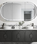 Balmoral black oak vanity 1800