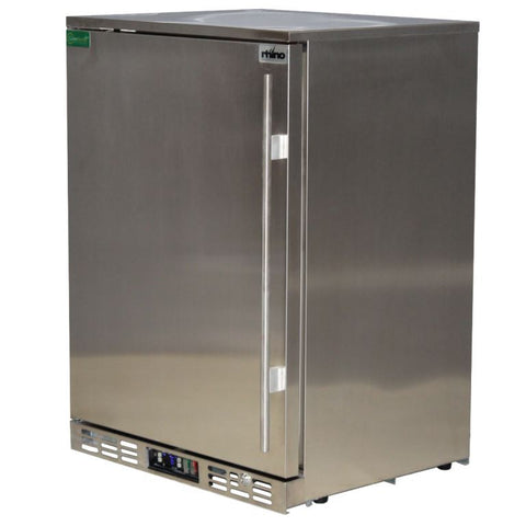 Rhino Stainless Steel 1 Door Solid Stainless Bar Fridge Left Hinged - Model SG1L-SD