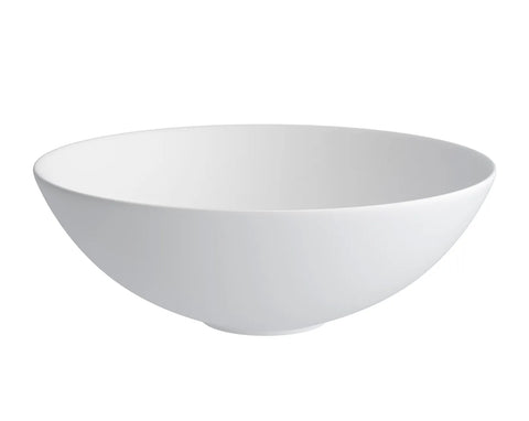 Bondi Matte White Basin (Round: 400x400x135)