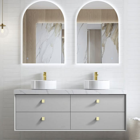 Boston Light Grey Vanity 1500