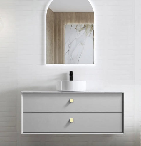 BOSTON Wall Hung Vanity 1200mm Light Grey-Clearance