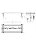 C-400 – Sink Colander sketch