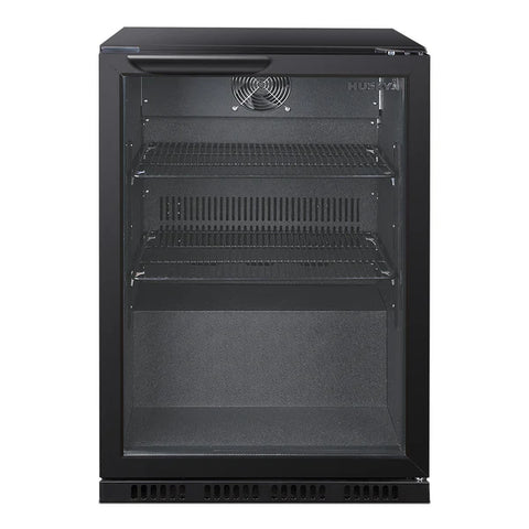 Husky 122L Single Door Homebar Drinks Chiller in Black (C1HHMBBKAU)