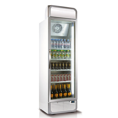 486L Glass Door Display Fridge in White (C5PRO-H-WH-AU-HU)