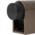 Close-up of Momo Casey industrial door stop showcasing its bold, industrial design and practical functionality.