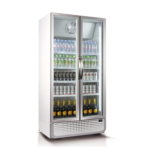 795L Glass Door Display Fridge in White (C8PRO-H-WH-AU)