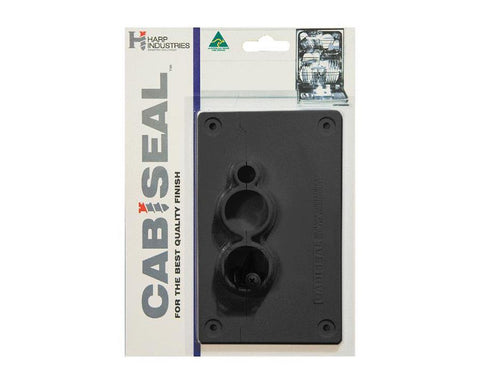 Cabiseal™ Cover plate for Dishwasher inlet/outlet, hoses and power (Formally Pestblock™)