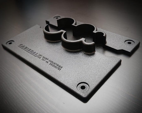 Cabiseal™ Cover plate for Dishwasher inlet/outlet, hoses and power (Formally Pestblock™)