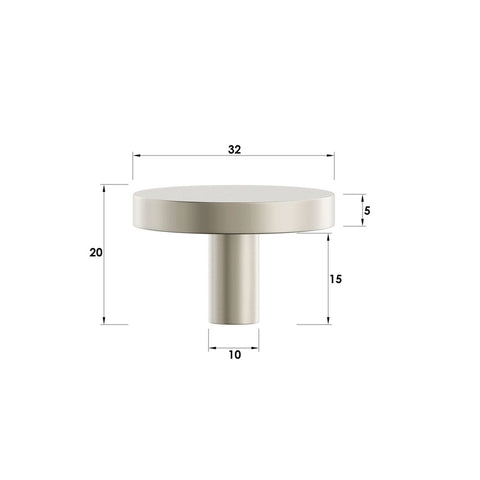 CHLOE - 32mm Handle (Premium Solid Brass Construction)