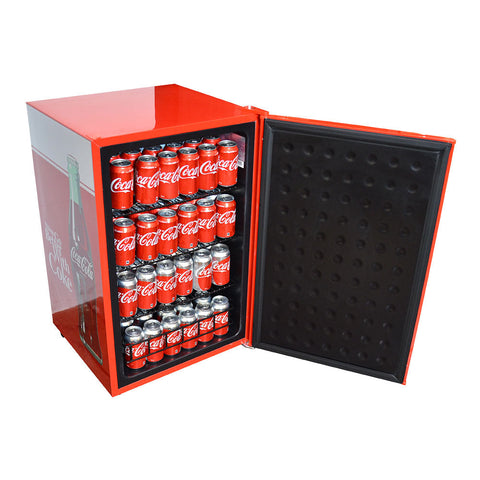 130L Coca-Cola Branded Solid Door Bar Fridge (CKK130-167-AU-HU.1)