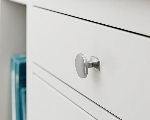 Furnipart Classic Knob. Finish: Inox Look. Diameter: 34mm