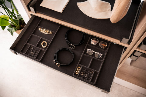 Kesseböhmer Conero Jewellery & Ring Tray in black