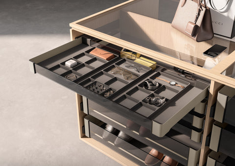 Kesseböhmer Conero Interior Organiser Tray in black