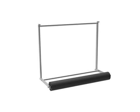 Cosma Midway Rail System - Cubo Paper Roll Holder. Width: 280mm. Colour: Anodised Aluminium