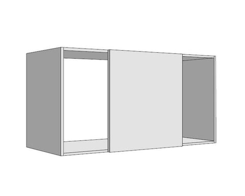 Cinetto BASE (PS03) Sliding System for Internal Doors 1 Door System for Wooden Doors. Length: 3050mm