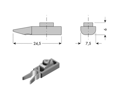 Cinetto BASE (PS03) Sliding System for Internal Doors Catch for Non Soft Close Doors