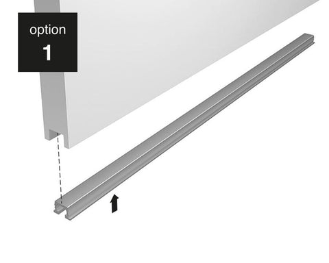 Cinetto Upper/Lower Rail Guide for BASE (PS03) & VELOCE (PS06). Length: 3050mm
