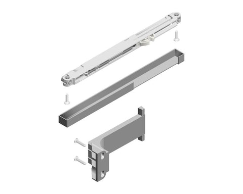 Cinetto BASE (PS03) Sliding System for Internal Doors Soft Close Kit