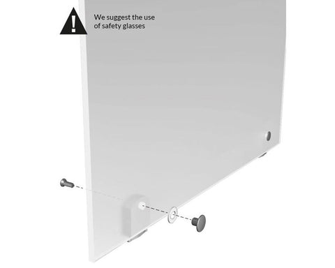 Cinetto BASE (PS03) Sliding System for Internal Doors Sliding Kit Set for Glass Doors. Includes 2x Upper Slides & 2 x Lower Slides
