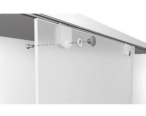 Cinetto BASE (PS03) Sliding System for Internal Doors Sliding Kit Set for Glass Doors. Includes 2x Upper Slides & 2 x Lower Slides