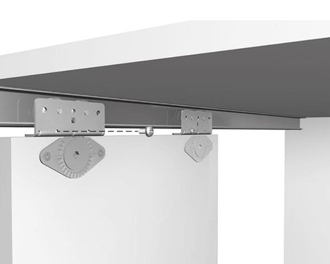 Cinetto VELOCE (PS06) Sliding System for Hanging Doors Sliding Kit Set for Wooden Doors. Includes 2x Upper Slides & 2x Lower Guide