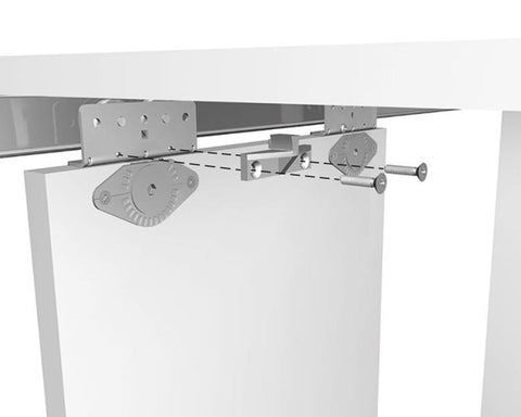 Cinetto VELOCE (PS06) Sliding System for Hanging Doors Sliding Kit Set for Wooden Doors. Includes 2x Upper Slides & 2x Lower Guide