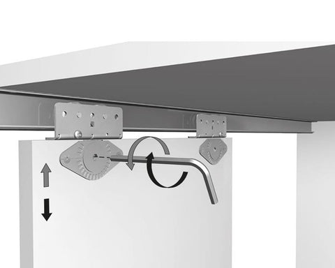 Cinetto VELOCE (PS06) Sliding System for Hanging Doors Sliding Kit Set for Wooden Doors. Includes 2x Upper Slides & 2x Lower Guide