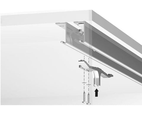 Cinetto VELOCE (PS06) Sliding System for Hanging Doors Sliding Kit Set for Wooden Doors. Includes 2x Upper Slides & 2x Lower Guide