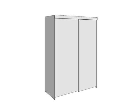 Cinetto VELOCE (PS06) Sliding System for Hanging Doors 2 Door System for Wooden Doors with Soft Close. Length: 3050mm