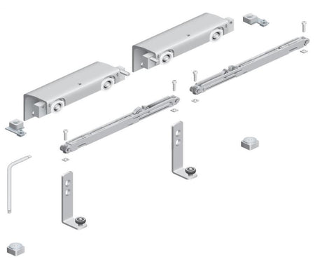 Cinetto INVISIBLE (PS08) Sliding System with INVISIBLE (PS08) Doors Sliding Kit Set