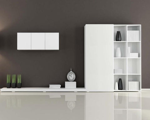 Cinetto INVISIBLE (PS08) One Way Sliding System for Invisible Doors 1 Door System for Wooden Doors with Soft Close. Length: 3050mm