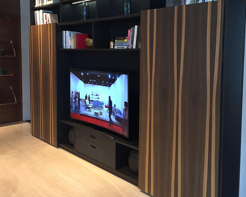 Cinetto INVISIBLE (PS08) One Way Sliding System for Invisible Doors 2 Door System for Wooden Doors with Soft Close. Length: 3050mm