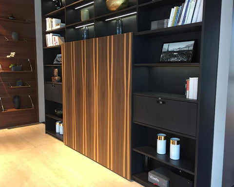 Cinetto INVISIBLE (PS08) One Way Sliding System for Invisible Doors 2 Door System for Wooden Doors with Soft Close. Length: 3050mm