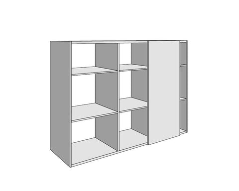 Cinetto INVISIBLE (PS08) Sliding System with INVISIBLE (PS08) Doors Lower Rail. Length: 3050mm
