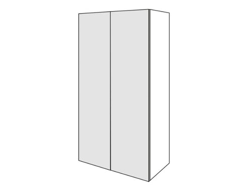 Cinetto LIBRO (PS23) Bi-Fold System Single Door Set. Length: 3050mm. Asymmetrical Hinges. Weight Capacity: 50kg