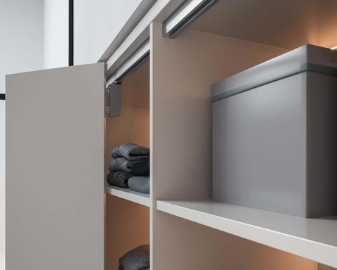 Cinetto LIBRO (PS23) Bi-Fold System Single Door Set. Length: 3050mm. Adjustable Hinges. Weight Capacity: 50kg