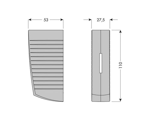 Cinetto LIBRO (PS23) Bi-Fold Door System Plastic Cover for Upper Slide