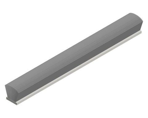 Cinetto Dust Brush Profile for Handle Profiles 5mm. Length: 3000mm