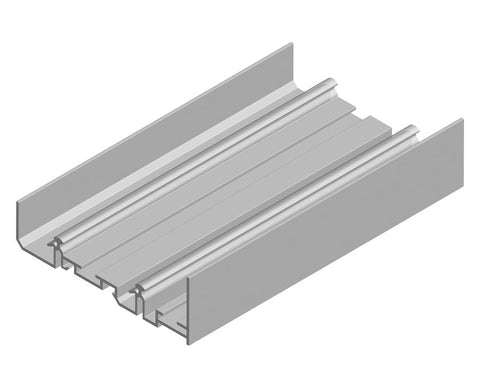 Cinetto VOLO (PS48) Sliding System for Overlapping Doors Upper Rail