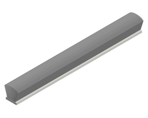 Cinetto Dust Brush Profile for Handle Profiles 9mm. Length: 3000mm