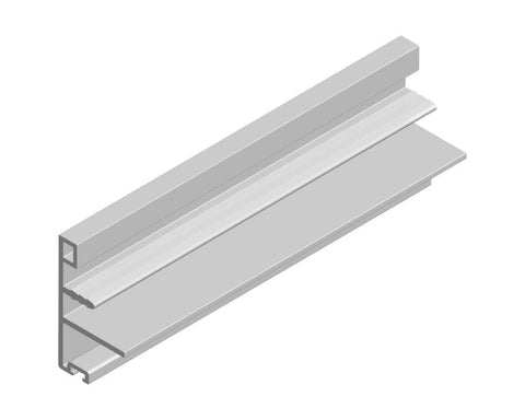 Cinetto AGILE (PS60) Floor Sliding System for Single Sided Doors Handle Profile. To suit 18mm Doors. Length: 2650mm
