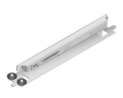 Cinetto AGILE (PS60) Floor Sliding System for Single Sided Doors. Upper Slide with Soft Close. Left Hand. Weight Capacity: 60kg