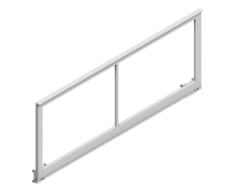 Cinetto ASCEND (PS70) Vertical Sliding System for Concealed Doors Frame Door Kit. Size: 1800 x 600mm. Colour: Dark Brown