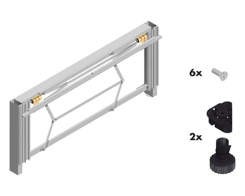 Cinetto ASCEND (PS70) Vertical Sliding System for Concealed Doors Kit