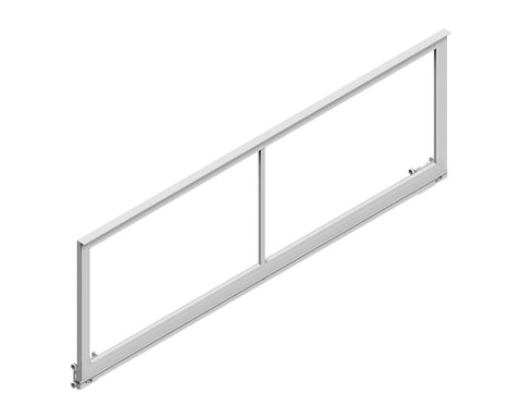 Cinetto ASCEND (PS70) Vertical Sliding System for Concealed Doors Frame Door Kit. Size: 2400 x 600mm. Colour: Dark Brown