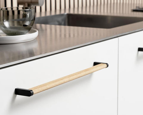 Furnipart Crossing Handle and Knob Wood & Zamac