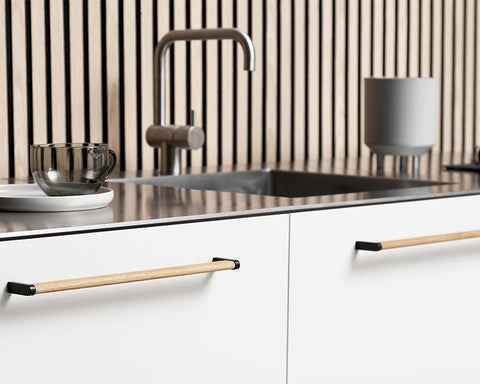 Furnipart Crossing Handle and Knob Wood & Zamac